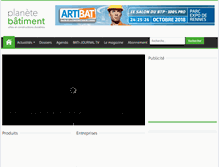 Tablet Screenshot of planete-batiment.com